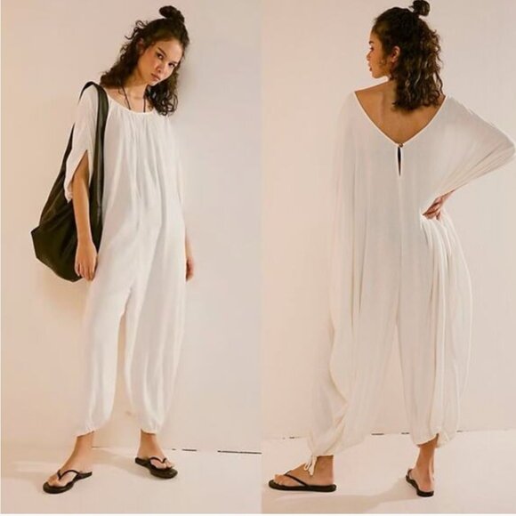 Free People Milo One-Piece in Cream Size Medium - Picture 1 of 3